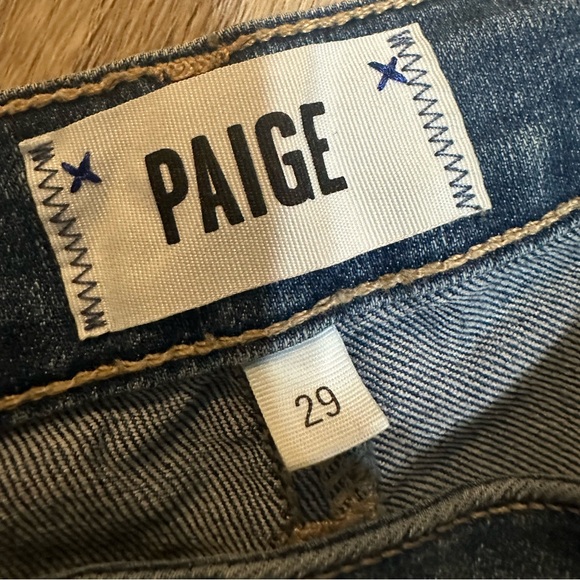 Paige skinny jean hoxton crop - Picture 3 of 5